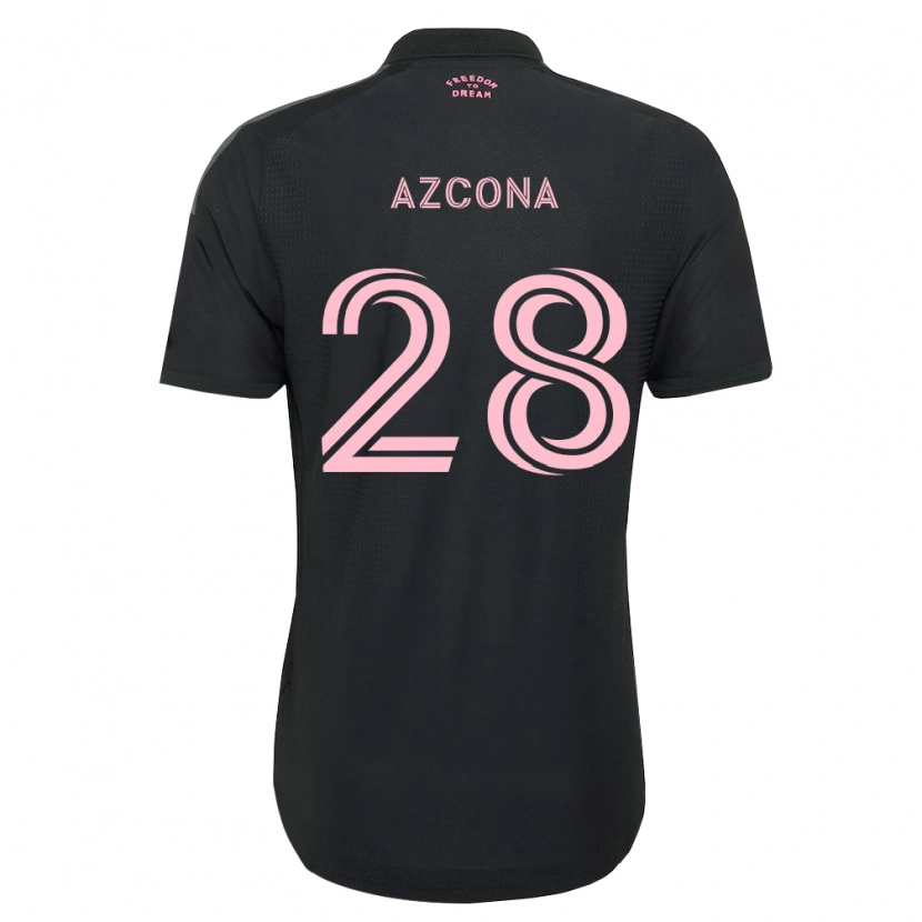 Danxen Femme Maillot Edison Azcona #28 Rose Noir Blanc Tenues Extérieur 2026/27 T-Shirt