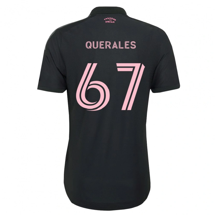 Danxen Femme Maillot Arturo Querales #67 Rose Noir Blanc Tenues Extérieur 2026/27 T-Shirt