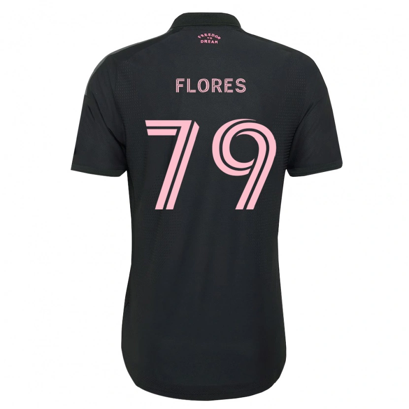 Danxen Femme Maillot Alejandro Flores #79 Rose Noir Blanc Tenues Extérieur 2026/27 T-Shirt