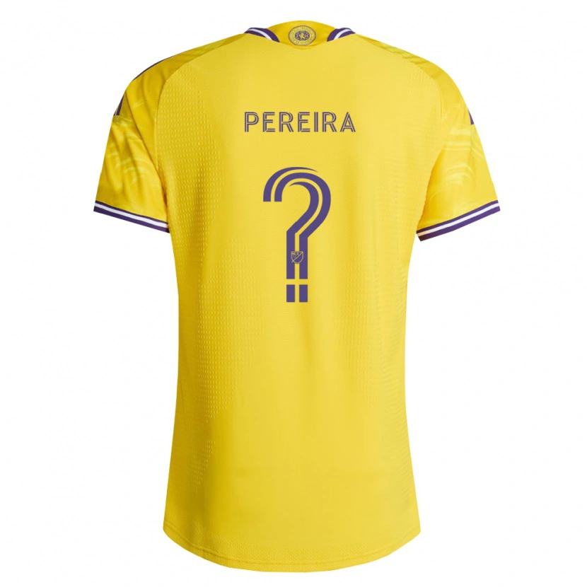 Danxen Femme Maillot Dominic Pereira #0 Jaune Violet Tenues Extérieur 2026/27 T-Shirt