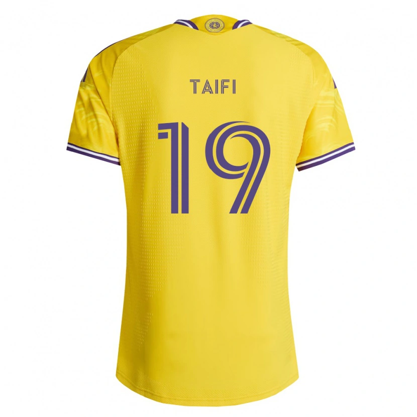 Danxen Femme Maillot Zakaria Taifi #19 Jaune Violet Tenues Extérieur 2026/27 T-Shirt
