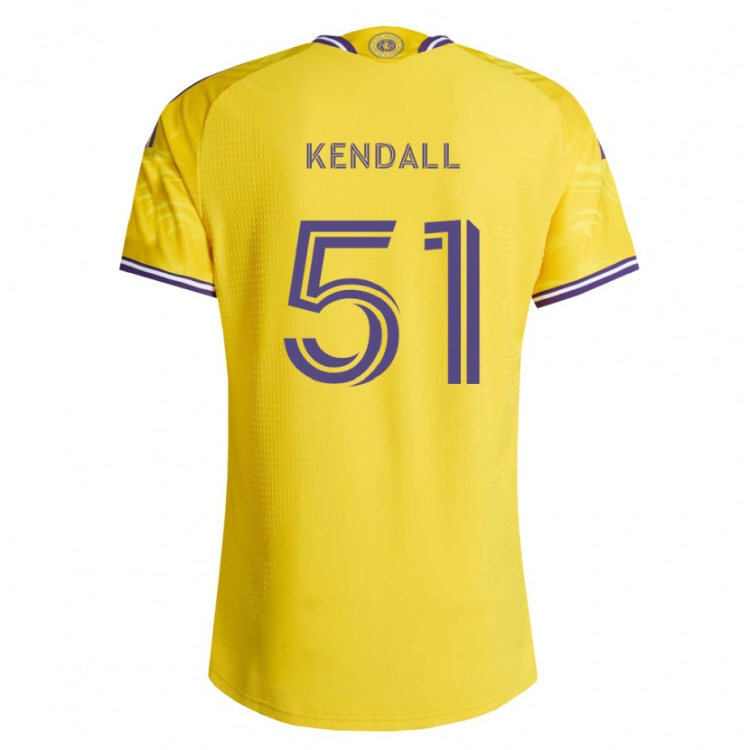Danxen Femme Maillot Brady Kendall #51 Jaune Violet Tenues Extérieur 2026/27 T-Shirt