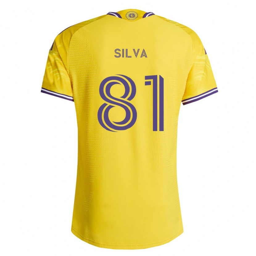 Danxen Femme Maillot Luan Silva #81 Jaune Violet Tenues Extérieur 2026/27 T-Shirt