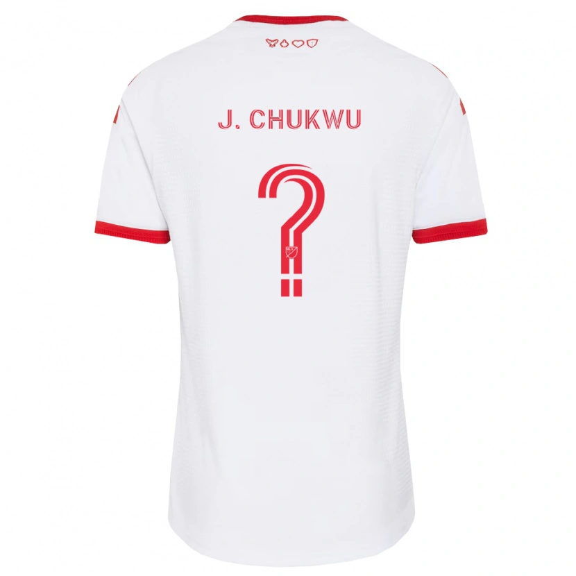Danxen Femme Maillot Joses Chukwu #0 Blanc Rouge Noir Tenues Extérieur 2026/27 T-Shirt