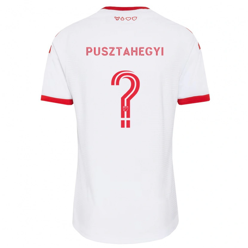 Danxen Femme Maillot Tristan Pusztahegyi #0 Blanc Rouge Noir Tenues Extérieur 2026/27 T-Shirt