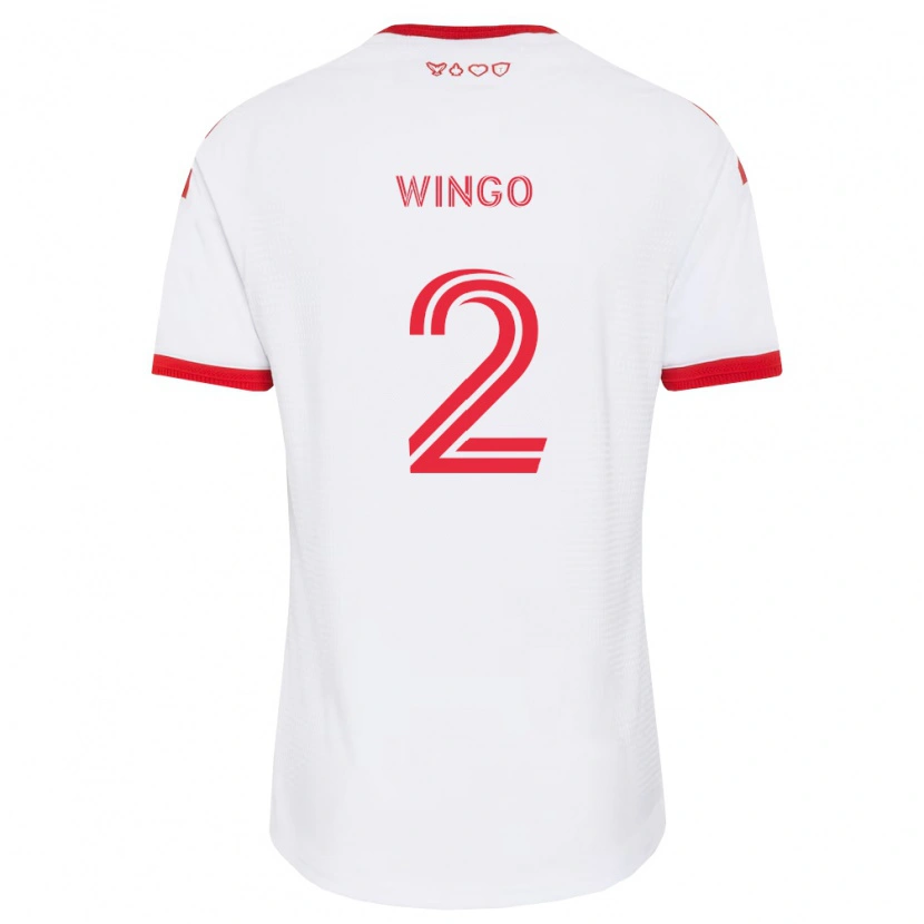 Danxen Femme Maillot Henry Wingo #2 Blanc Rouge Noir Tenues Extérieur 2026/27 T-Shirt