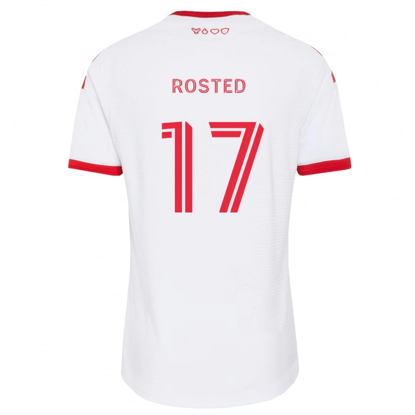 Danxen Femme Maillot Sigurd Rosted #17 Blanc Rouge Noir Tenues Extérieur 2026/27 T-Shirt