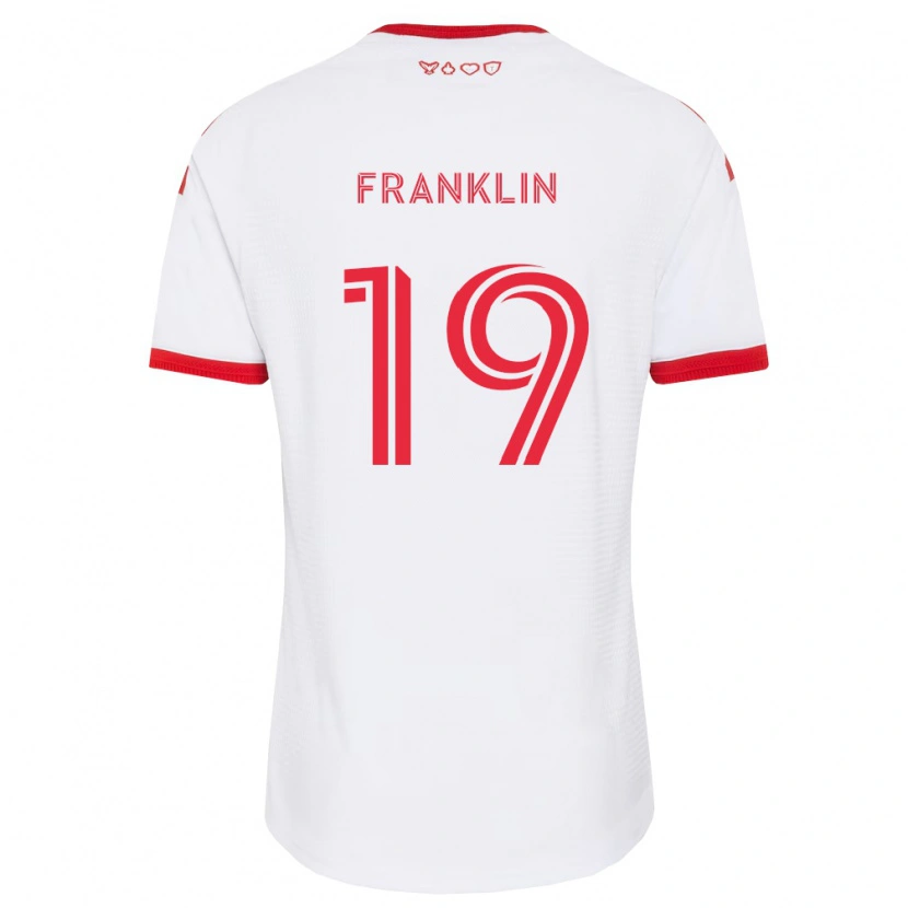 Danxen Femme Maillot Kobe Franklin #19 Blanc Rouge Noir Tenues Extérieur 2026/27 T-Shirt