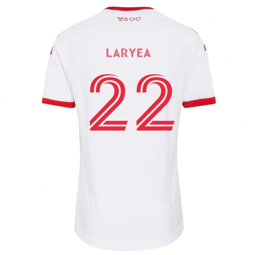Danxen Femme Maillot Richie Laryea #22 Blanc Rouge Noir Tenues Extérieur 2026/27 T-Shirt