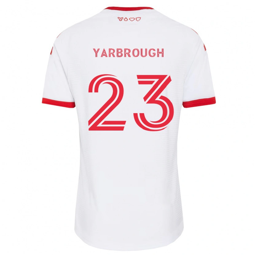 Danxen Femme Maillot William Yarbrough #23 Blanc Rouge Noir Tenues Extérieur 2026/27 T-Shirt