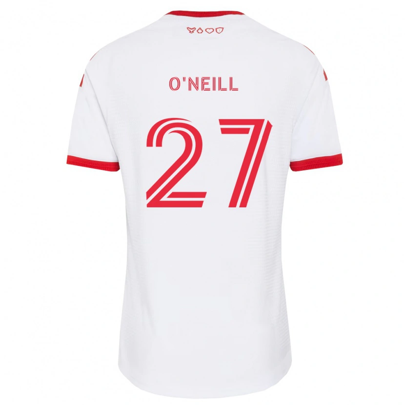 Danxen Femme Maillot Shane O'neill #27 Blanc Rouge Noir Tenues Extérieur 2026/27 T-Shirt