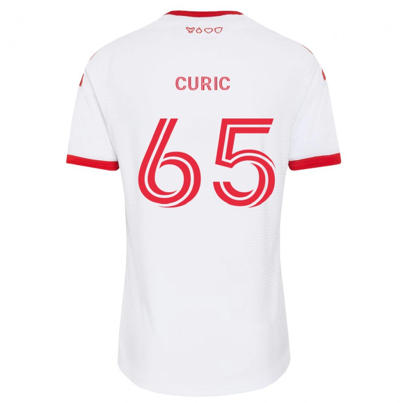 Danxen Femme Maillot Antony Curic #65 Blanc Rouge Noir Tenues Extérieur 2026/27 T-Shirt