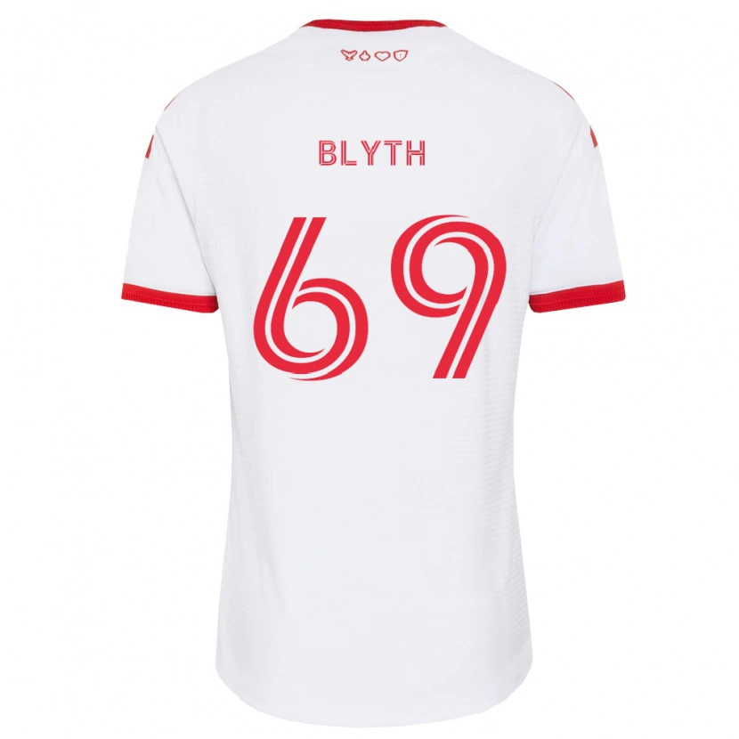 Danxen Femme Maillot Tristan Blyth #69 Blanc Rouge Noir Tenues Extérieur 2026/27 T-Shirt