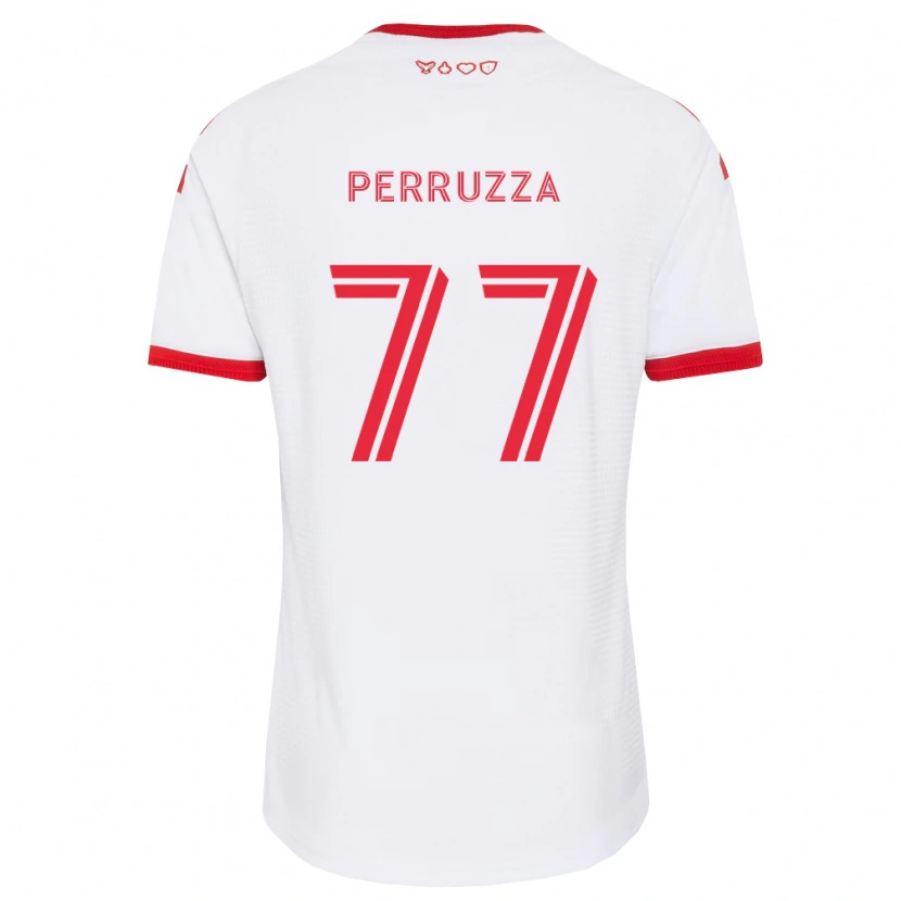 Danxen Femme Maillot Jordan Perruzza #77 Blanc Rouge Noir Tenues Extérieur 2026/27 T-Shirt