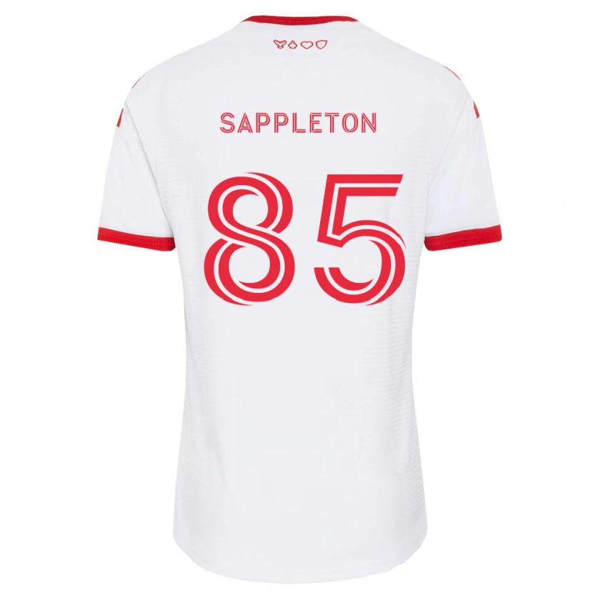Danxen Femme Maillot Spencer Sappleton #85 Blanc Rouge Noir Tenues Extérieur 2026/27 T-Shirt
