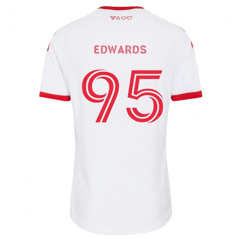 Danxen Femme Maillot Nathaniel Edwards #95 Blanc Rouge Noir Tenues Extérieur 2026/27 T-Shirt
