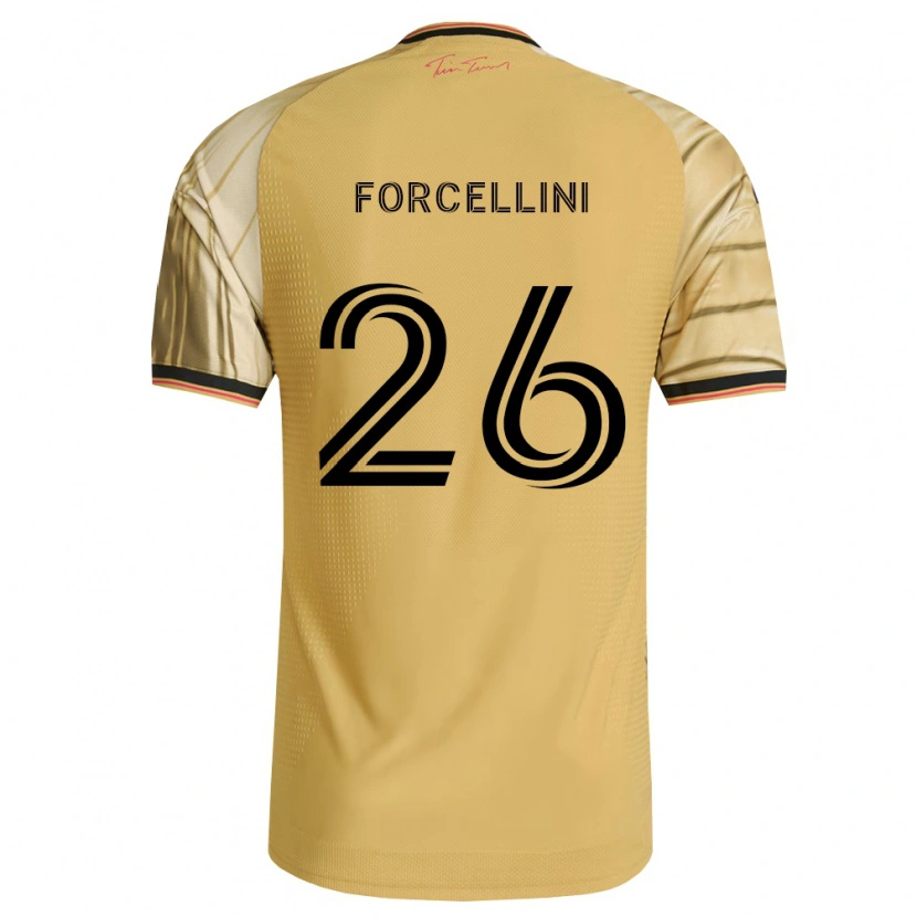 Danxen Femme Maillot Cooper Forcellini #26 Brun Jaune Noir Tenues Extérieur 2026/27 T-Shirt