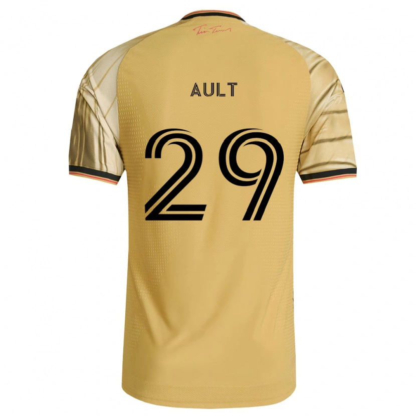 Danxen Femme Maillot Palmer Ault #29 Brun Jaune Noir Tenues Extérieur 2026/27 T-Shirt