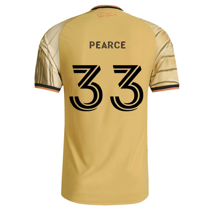 Danxen Femme Maillot Tyson Pearce #33 Brun Jaune Noir Tenues Extérieur 2026/27 T-Shirt