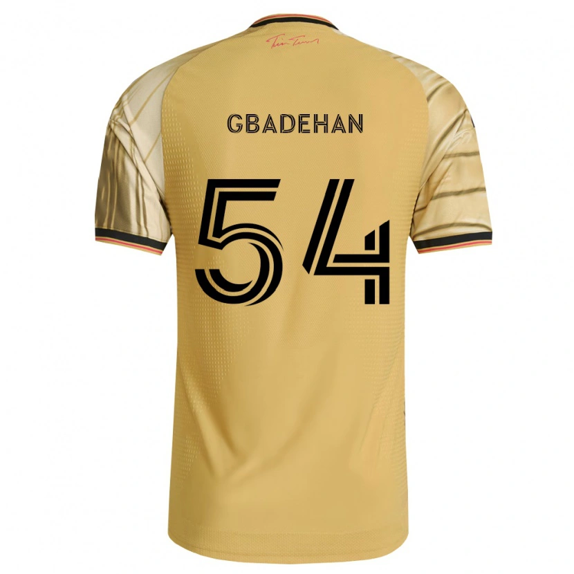 Danxen Femme Maillot Adeteye Gbadehan #54 Brun Jaune Noir Tenues Extérieur 2026/27 T-Shirt