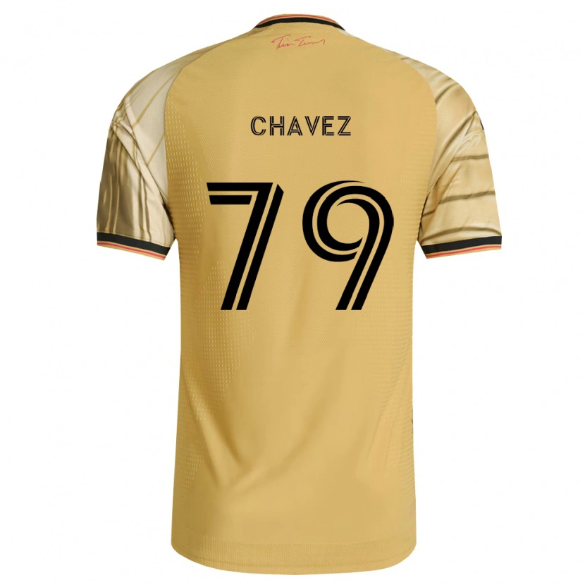 Danxen Femme Maillot Emiliano Chavez #79 Brun Jaune Noir Tenues Extérieur 2026/27 T-Shirt