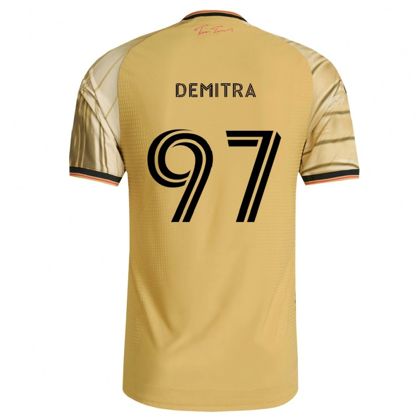 Danxen Femme Maillot Lucas Demitra #97 Brun Jaune Noir Tenues Extérieur 2026/27 T-Shirt