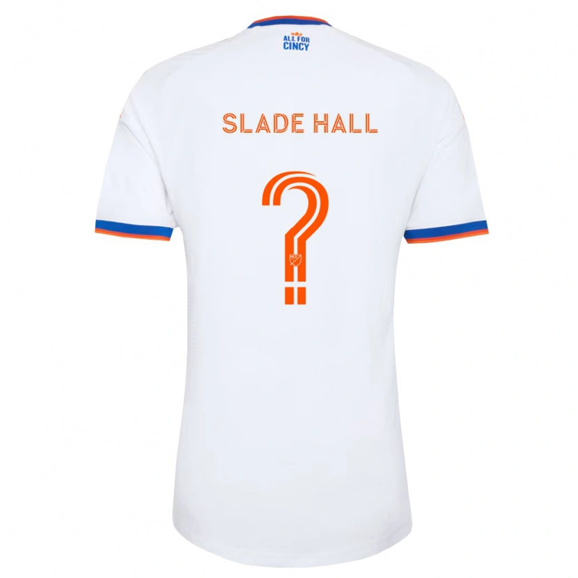 Danxen Femme Maillot Slade Hall #0 Blanc Bleu Marine Orange Tenues Extérieur 2026/27 T-Shirt