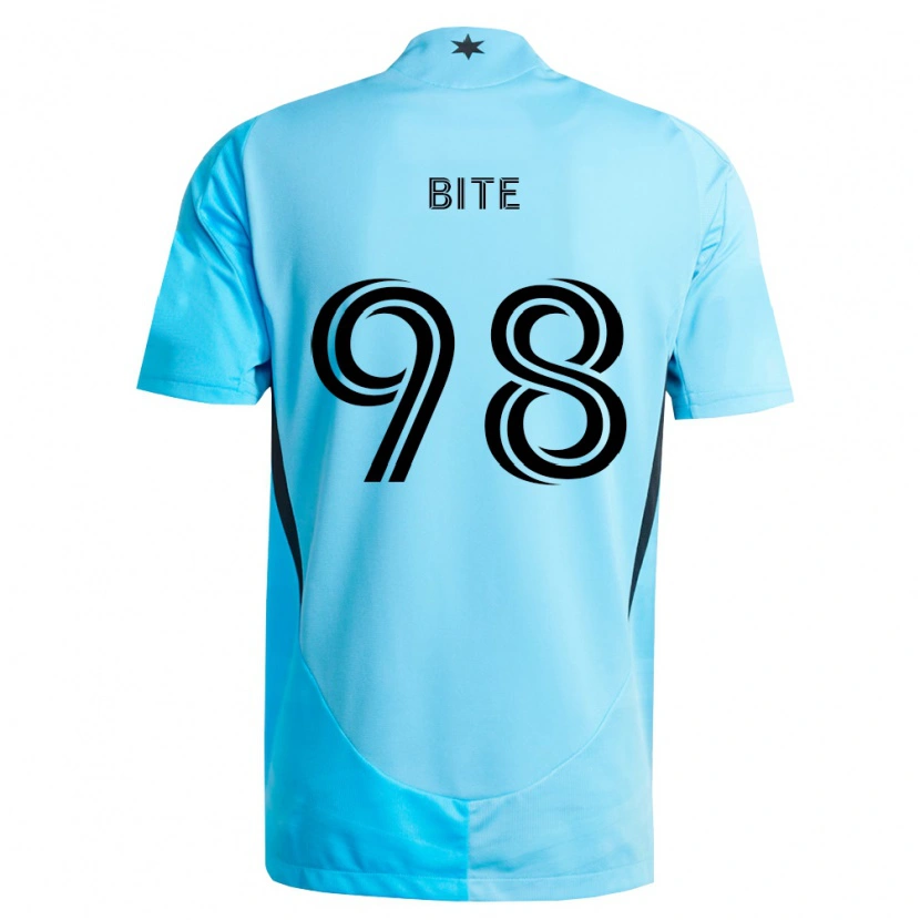 Danxen Femme Maillot Kristers Bite #98 Bleu Clair Noir Tenues Extérieur 2026/27 T-Shirt