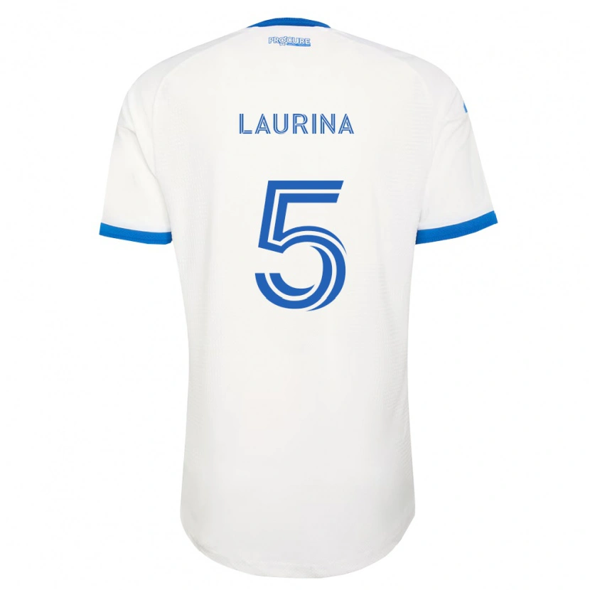 Danxen Femme Maillot Bilombo Laurina #5 Bleu Ciel Blanc Tenues Extérieur 2026/27 T-Shirt