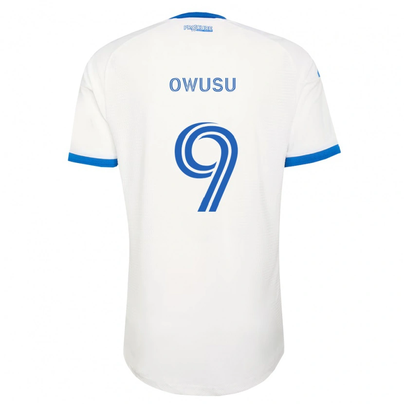 Danxen Femme Maillot Prince Owusu #9 Bleu Ciel Blanc Tenues Extérieur 2026/27 T-Shirt