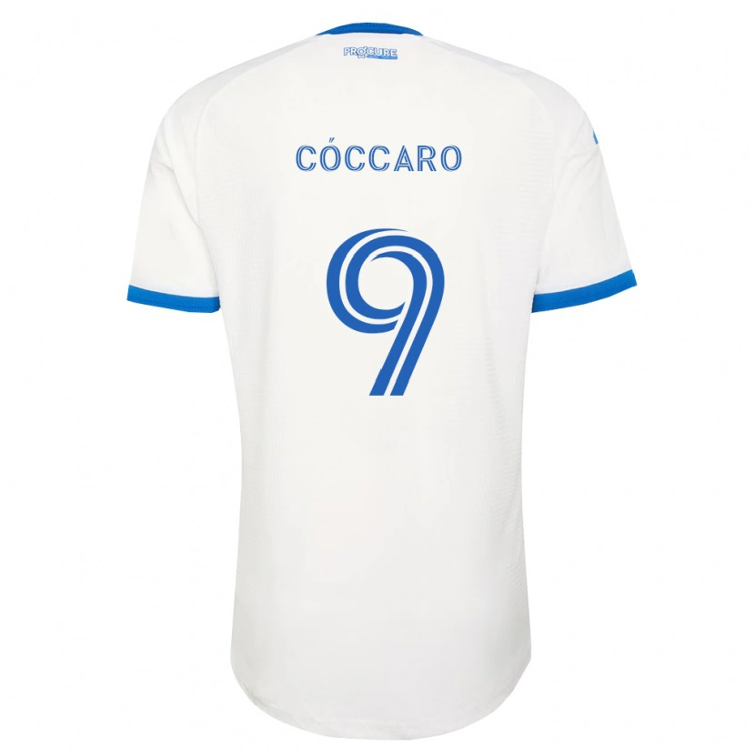 Danxen Femme Maillot Matías Cóccaro #9 Bleu Ciel Blanc Tenues Extérieur 2026/27 T-Shirt