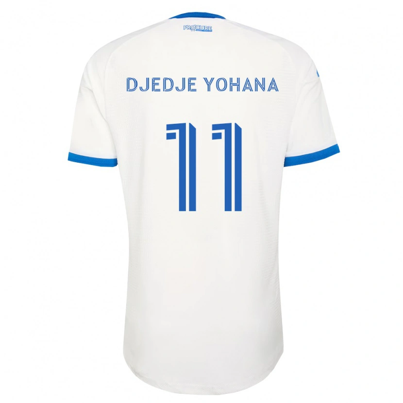 Danxen Femme Maillot Kabie Djedje Yohana #11 Bleu Ciel Blanc Tenues Extérieur 2026/27 T-Shirt