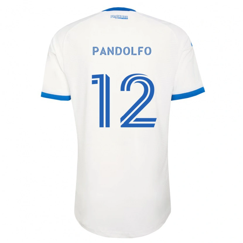 Danxen Femme Maillot Gabriel Pandolfo #12 Bleu Ciel Blanc Tenues Extérieur 2026/27 T-Shirt