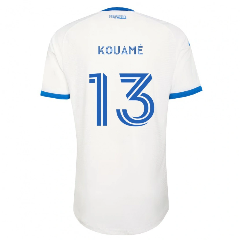 Danxen Femme Maillot Rafael Kouamé #13 Bleu Ciel Blanc Tenues Extérieur 2026/27 T-Shirt