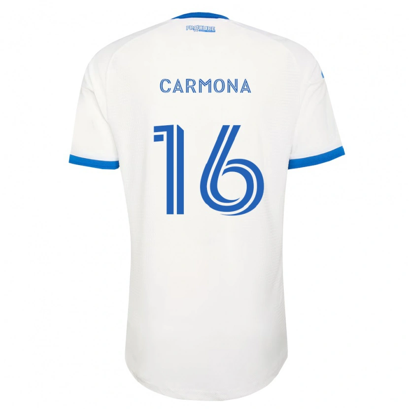 Danxen Femme Maillot Wikelman Carmona #16 Bleu Ciel Blanc Tenues Extérieur 2026/27 T-Shirt