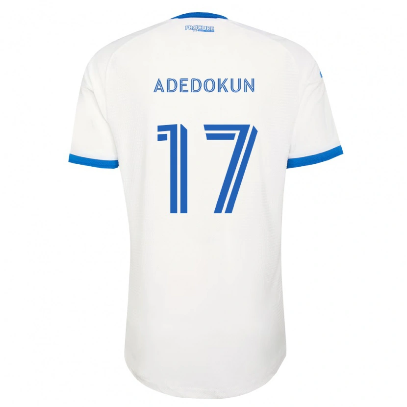 Danxen Femme Maillot Michael Adedokun #17 Bleu Ciel Blanc Tenues Extérieur 2026/27 T-Shirt