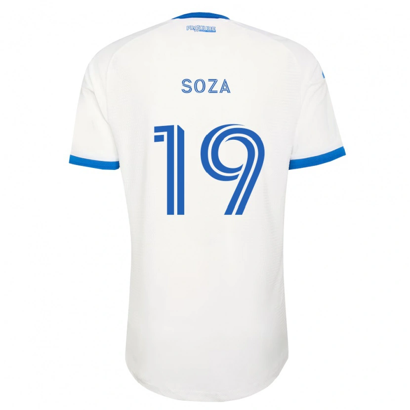 Danxen Femme Maillot Joel Soza #19 Bleu Ciel Blanc Tenues Extérieur 2026/27 T-Shirt