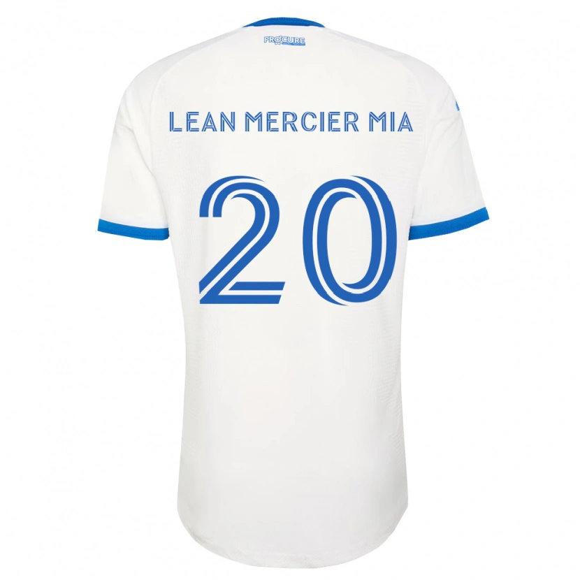 Danxen Femme Maillot Mc Lean Mercier Mia #20 Bleu Ciel Blanc Tenues Extérieur 2026/27 T-Shirt