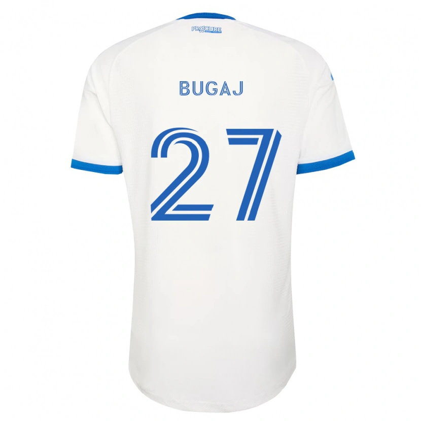 Danxen Femme Maillot Dawid Bugaj #27 Bleu Ciel Blanc Tenues Extérieur 2026/27 T-Shirt