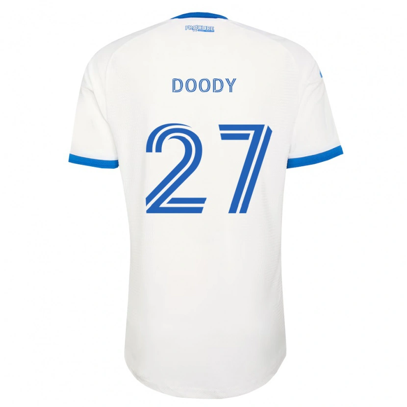 Danxen Femme Maillot Grayson Doody #27 Bleu Ciel Blanc Tenues Extérieur 2026/27 T-Shirt