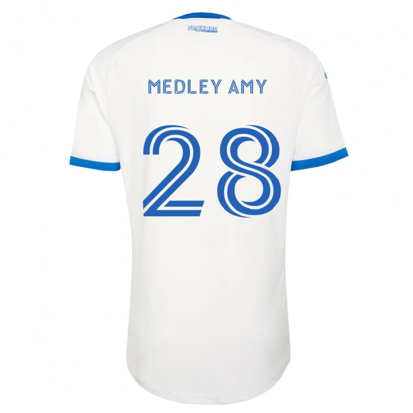 Danxen Femme Maillot Medley Amy #28 Bleu Ciel Blanc Tenues Extérieur 2026/27 T-Shirt