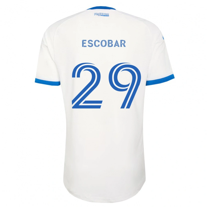 Danxen Femme Maillot Olger Escobar #29 Bleu Ciel Blanc Tenues Extérieur 2026/27 T-Shirt