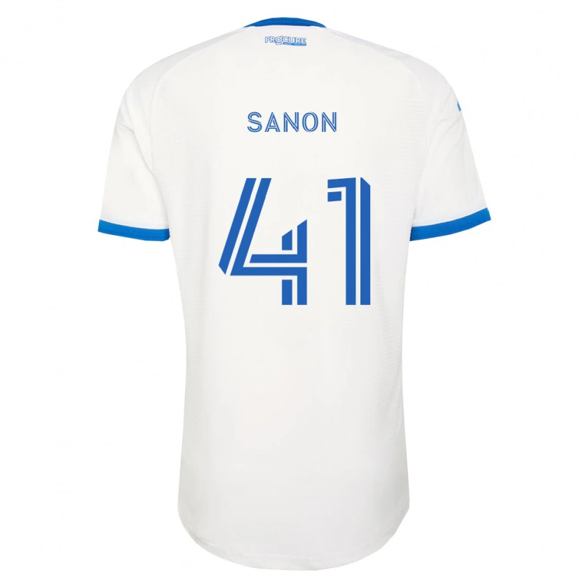 Danxen Femme Maillot Jérémy Sanon #41 Bleu Ciel Blanc Tenues Extérieur 2026/27 T-Shirt