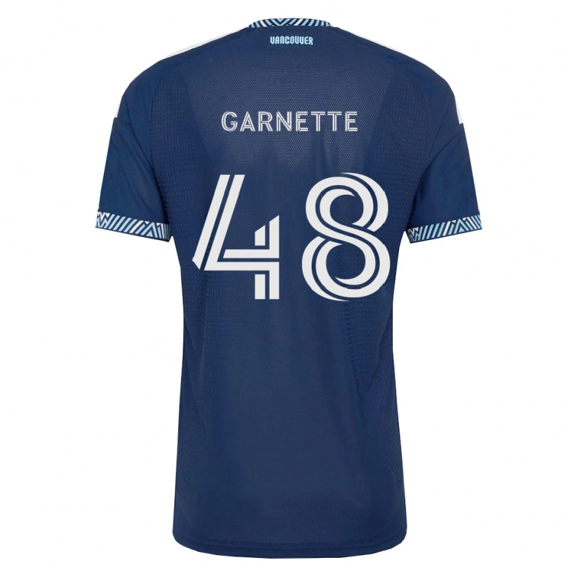 Danxen Femme Maillot Micaah Garnette #48 Bleu Foncé Blanc Tenues Extérieur 2026/27 T-Shirt