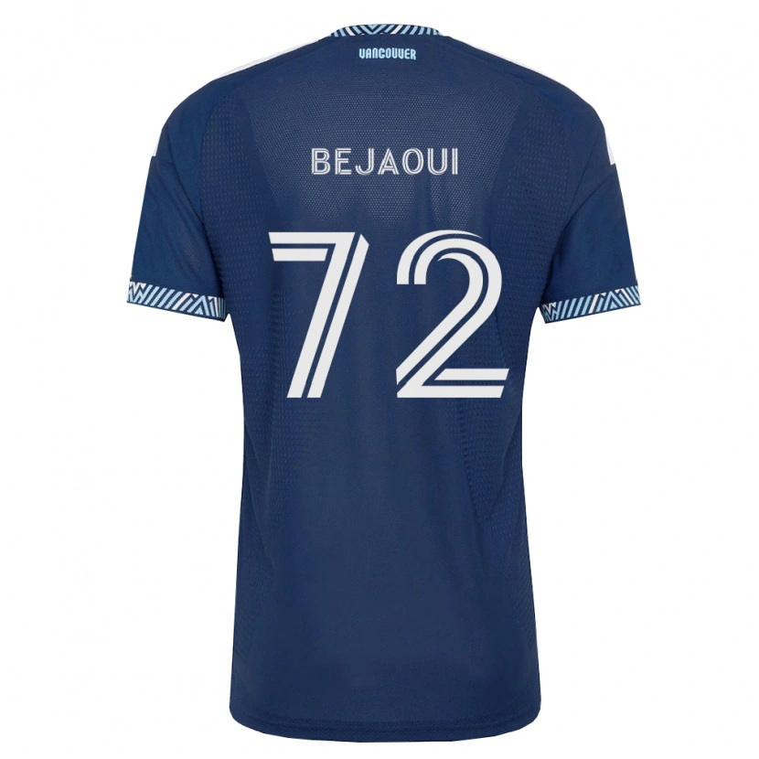 Danxen Femme Maillot Aiden Bejaoui #72 Bleu Foncé Blanc Tenues Extérieur 2026/27 T-Shirt