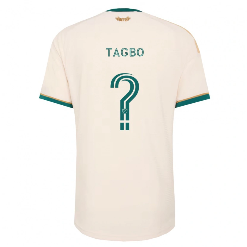 Danxen Femme Maillot Daniel Tagbo #0 Vert Champagne Tenues Extérieur 2026/27 T-Shirt