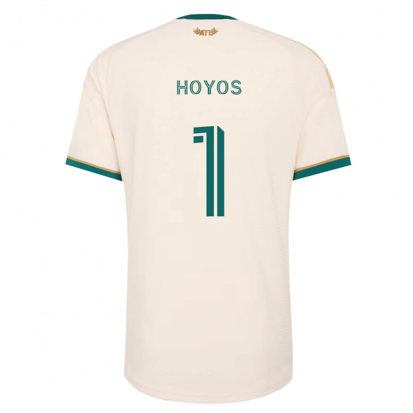 Danxen Femme Maillot Lucas Hoyos #1 Vert Champagne Tenues Extérieur 2026/27 T-Shirt