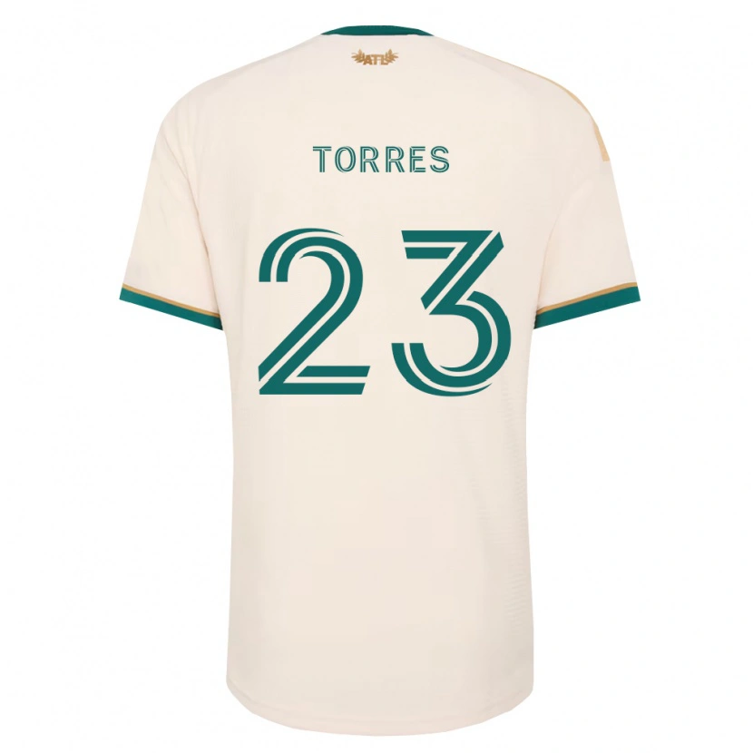 Danxen Femme Maillot Adyn Torres #23 Vert Champagne Tenues Extérieur 2026/27 T-Shirt