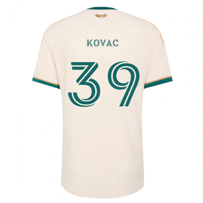 Danxen Femme Maillot Arif Kovac #39 Vert Champagne Tenues Extérieur 2026/27 T-Shirt