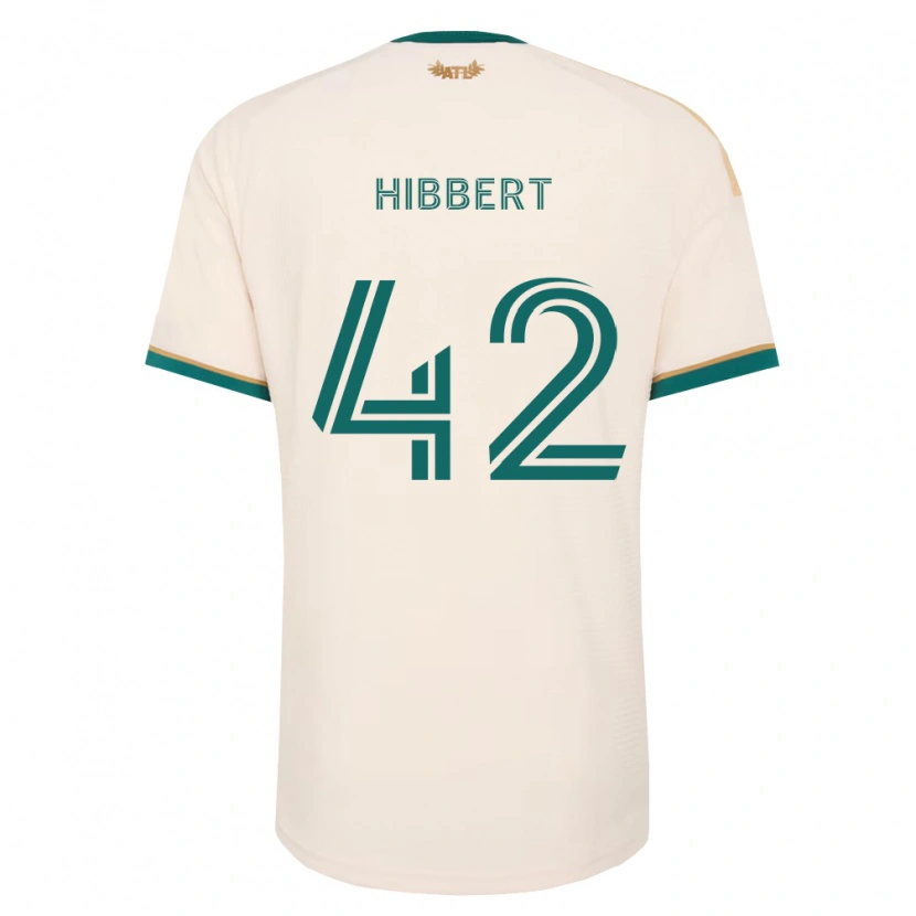 Danxen Femme Maillot Jayden Hibbert #42 Vert Champagne Tenues Extérieur 2026/27 T-Shirt
